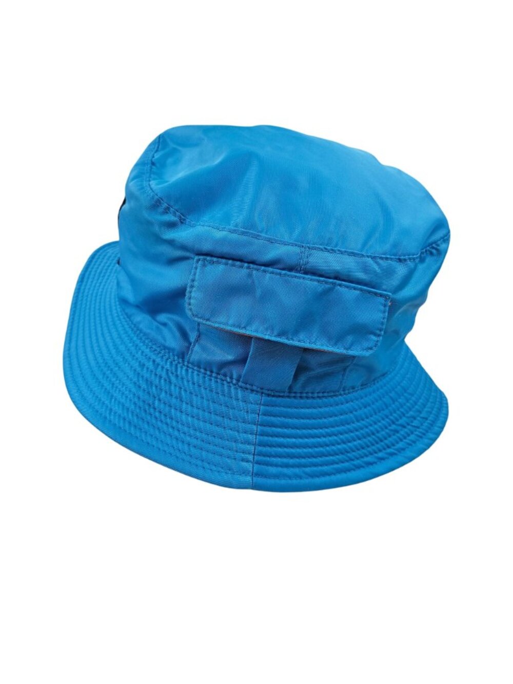 Dunk Wear Bucket Hat Blue Orange Nylon Adjustable Drawcord Coin Pouch Lined - Picture 4 of 9
